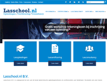 Tablet Screenshot of lasschool.nl